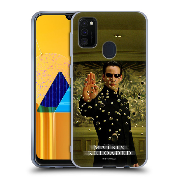 The Matrix Reloaded Key Art Neo 3 Soft Gel Case for Samsung Galaxy M30s (2019)/M21 (2020)
