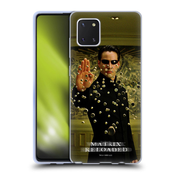 The Matrix Reloaded Key Art Neo 3 Soft Gel Case for Samsung Galaxy Note10 Lite