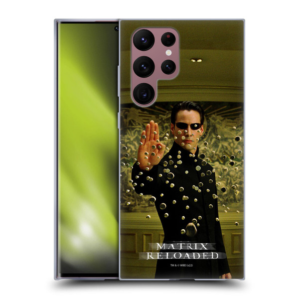 The Matrix Reloaded Key Art Neo 3 Soft Gel Case for Samsung Galaxy S22 Ultra 5G
