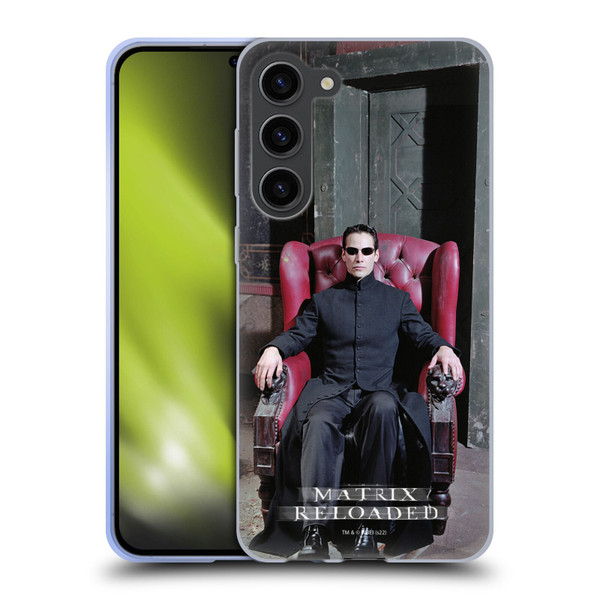 The Matrix Reloaded Key Art Neo 4 Soft Gel Case for Samsung Galaxy S23+ 5G