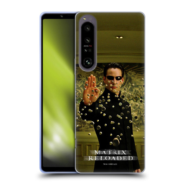 The Matrix Reloaded Key Art Neo 3 Soft Gel Case for Sony Xperia 1 IV