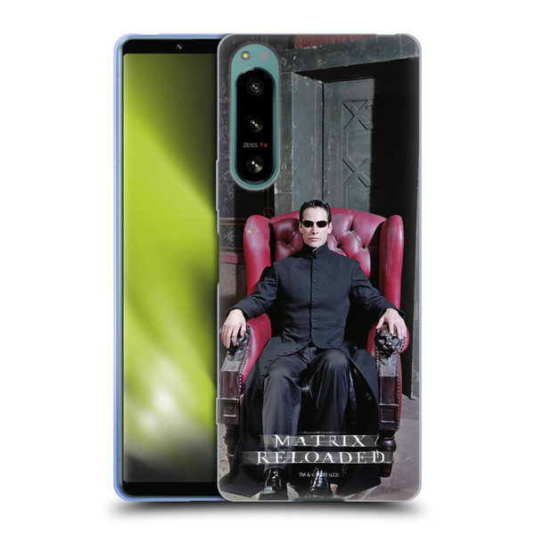 The Matrix Reloaded Key Art Neo 4 Soft Gel Case for Sony Xperia 5 IV