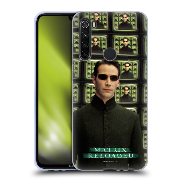 The Matrix Reloaded Key Art Neo 2 Soft Gel Case for Xiaomi Redmi Note 8T