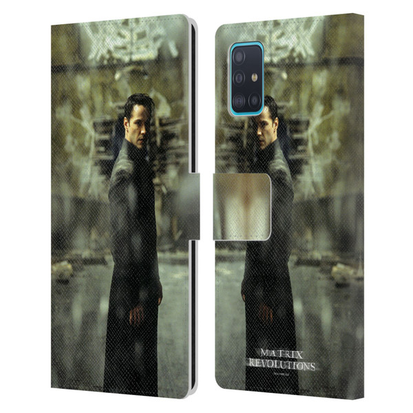 The Matrix Revolutions Key Art Neo 2 Leather Book Wallet Case Cover For Samsung Galaxy A51 (2019)