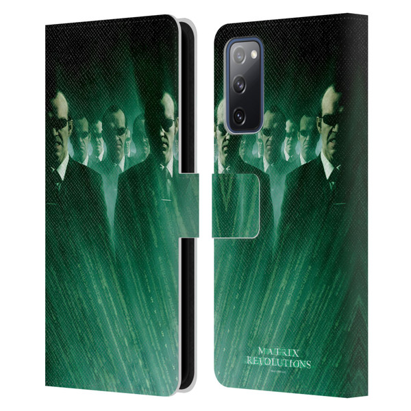 The Matrix Revolutions Key Art Smiths Leather Book Wallet Case Cover For Samsung Galaxy S20 FE / 5G