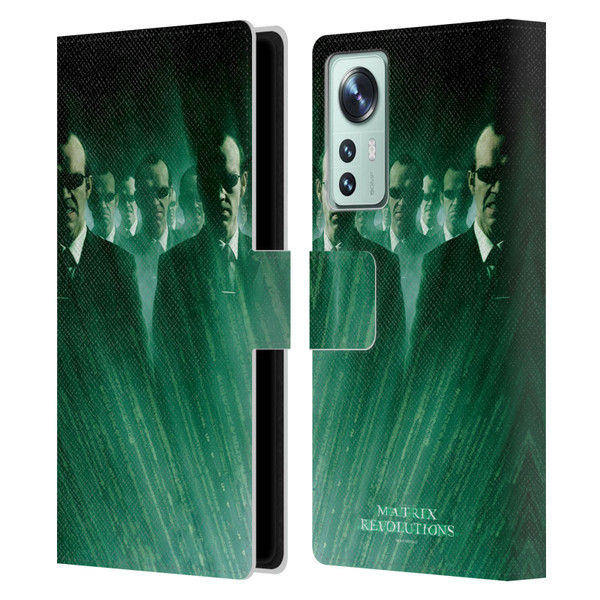 The Matrix Revolutions Key Art Smiths Leather Book Wallet Case Cover For Xiaomi 12