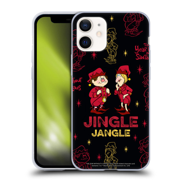 The Year Without A Santa Claus Character Art Jingle & Jangle Soft Gel Case for Apple iPhone 12 Mini