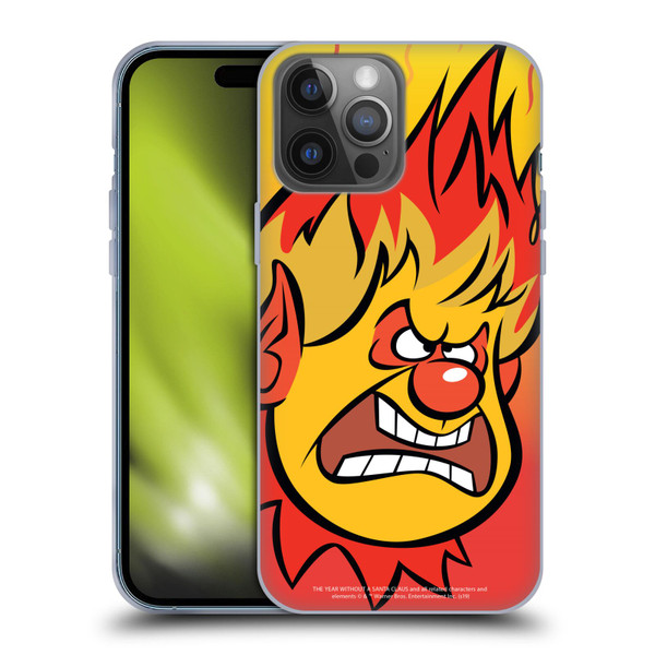 The Year Without A Santa Claus Character Art Heat Miser Soft Gel Case for Apple iPhone 14 Pro Max
