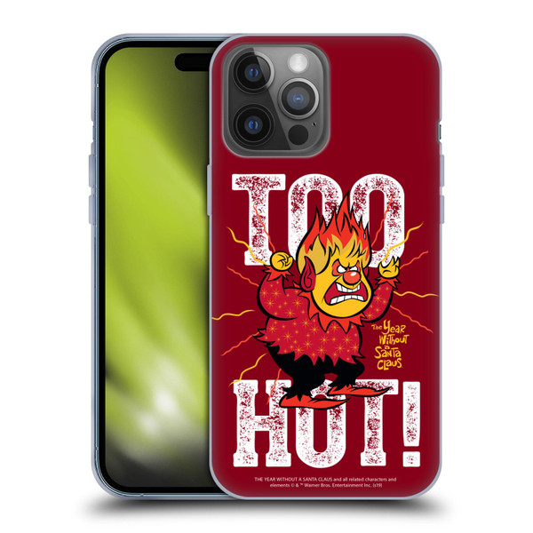 The Year Without A Santa Claus Character Art Too Hot Soft Gel Case for Apple iPhone 14 Pro Max
