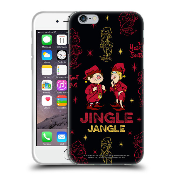 The Year Without A Santa Claus Character Art Jingle & Jangle Soft Gel Case for Apple iPhone 6 / iPhone 6s