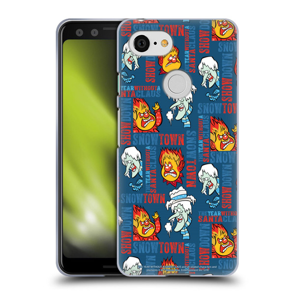 The Year Without A Santa Claus Character Art Snowtown Soft Gel Case for Google Pixel 3