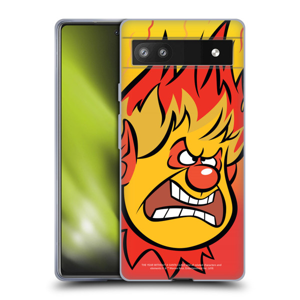 The Year Without A Santa Claus Character Art Heat Miser Soft Gel Case for Google Pixel 6a