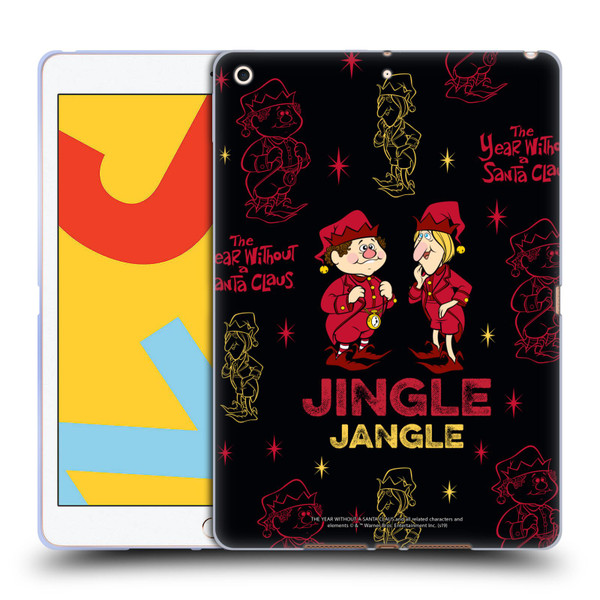 The Year Without A Santa Claus Character Art Jingle & Jangle Soft Gel Case for Apple iPad 10.2 2019/2020/2021