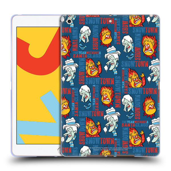 The Year Without A Santa Claus Character Art Snowtown Soft Gel Case for Apple iPad 10.2 2019/2020/2021