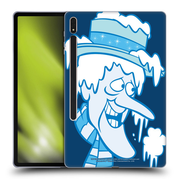 The Year Without A Santa Claus Character Art Snow Miser Soft Gel Case for Samsung Galaxy Tab S8 Plus