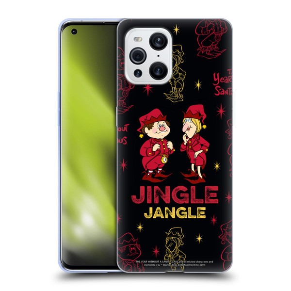 The Year Without A Santa Claus Character Art Jingle & Jangle Soft Gel Case for OPPO Find X3 / Pro