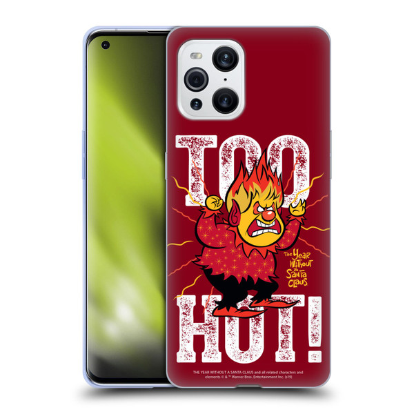 The Year Without A Santa Claus Character Art Too Hot Soft Gel Case for OPPO Find X3 / Pro
