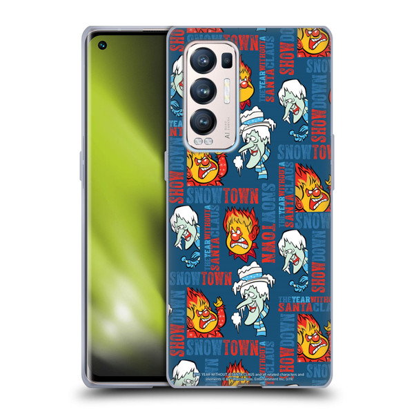 The Year Without A Santa Claus Character Art Snowtown Soft Gel Case for OPPO Find X3 Neo / Reno5 Pro+ 5G