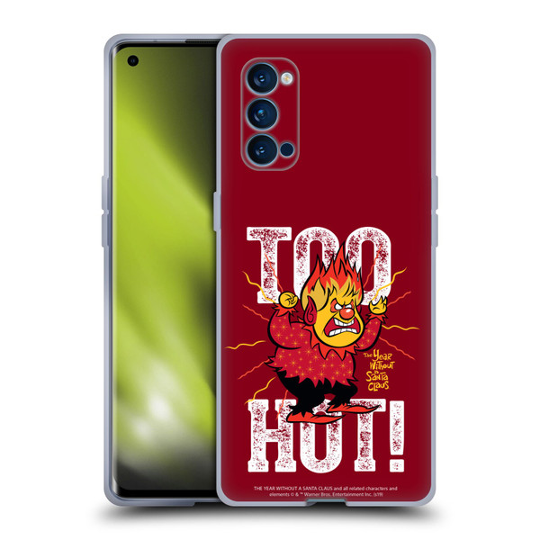 The Year Without A Santa Claus Character Art Too Hot Soft Gel Case for OPPO Reno 4 Pro 5G