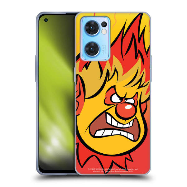 The Year Without A Santa Claus Character Art Heat Miser Soft Gel Case for OPPO Reno7 5G / Find X5 Lite