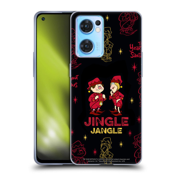 The Year Without A Santa Claus Character Art Jingle & Jangle Soft Gel Case for OPPO Reno7 5G / Find X5 Lite