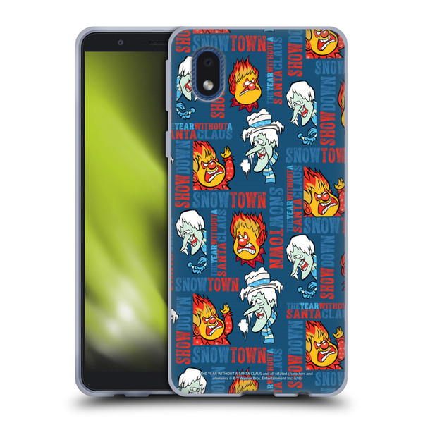 The Year Without A Santa Claus Character Art Snowtown Soft Gel Case for Samsung Galaxy A01 Core (2020)