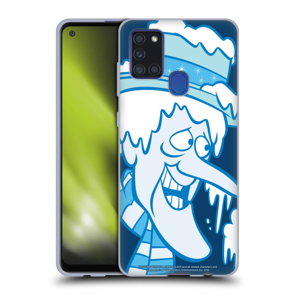 The Year Without A Santa Claus Character Art Snow Miser Soft Gel Case for Samsung Galaxy A21s (2020)