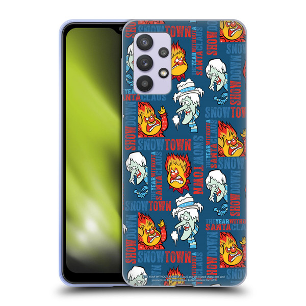 The Year Without A Santa Claus Character Art Snowtown Soft Gel Case for Samsung Galaxy A32 5G / M32 5G (2021)