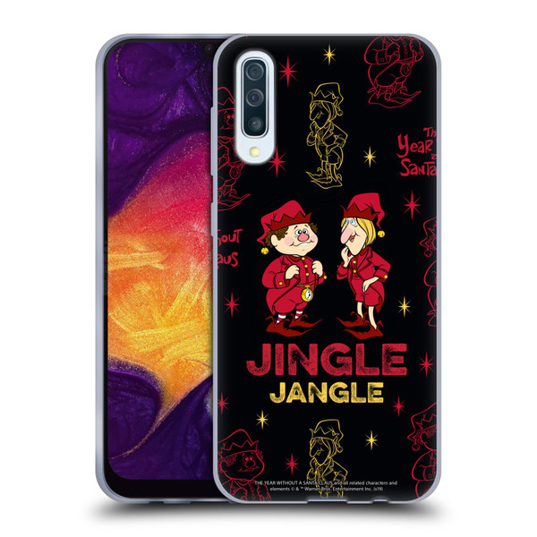 The Year Without A Santa Claus Character Art Jingle & Jangle Soft Gel Case for Samsung Galaxy A50/A30s (2019)