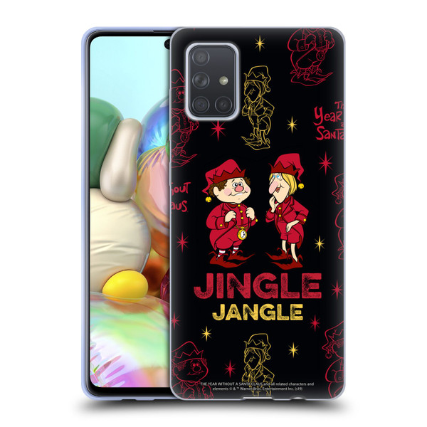 The Year Without A Santa Claus Character Art Jingle & Jangle Soft Gel Case for Samsung Galaxy A71 (2019)