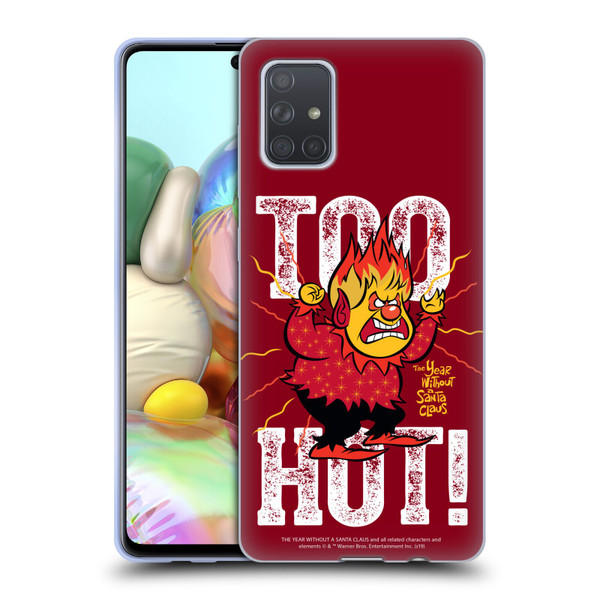 The Year Without A Santa Claus Character Art Too Hot Soft Gel Case for Samsung Galaxy A71 (2019)