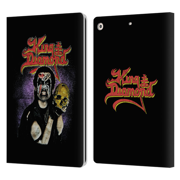 King Diamond Poster Conspiracy Tour 1989 Leather Book Wallet Case Cover For Apple iPad 10.2 2019/2020/2021