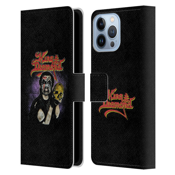 King Diamond Poster Conspiracy Tour 1989 Leather Book Wallet Case Cover For Apple iPhone 13 Pro Max