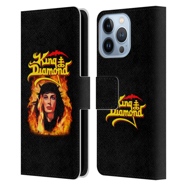 King Diamond Poster Fatal Portrait 2 Leather Book Wallet Case Cover For Apple iPhone 13 Pro