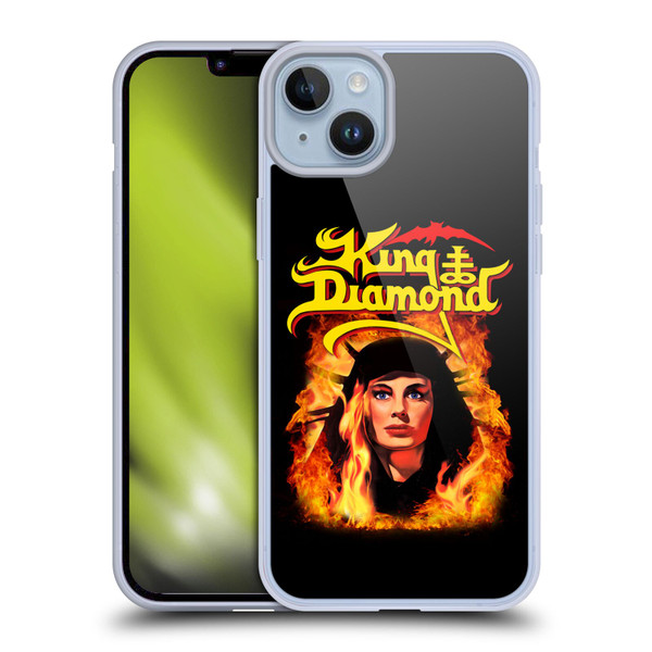 King Diamond Poster Fatal Portrait 2 Soft Gel Case for Apple iPhone 14 Plus