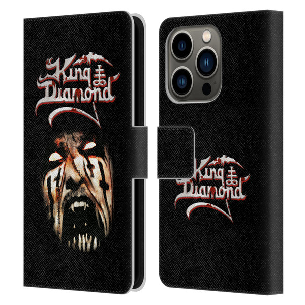 King Diamond Poster Puppet Master Face Leather Book Wallet Case Cover For Apple iPhone 14 Pro