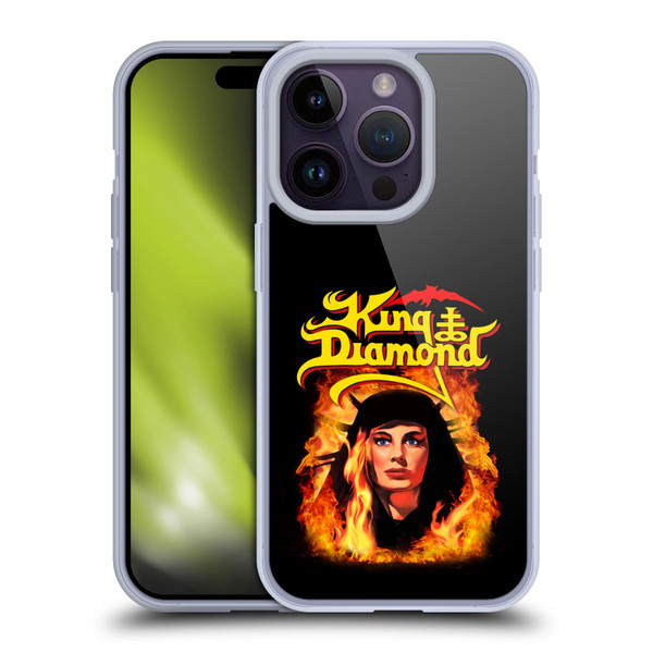 King Diamond Poster Fatal Portrait 2 Soft Gel Case for Apple iPhone 14 Pro