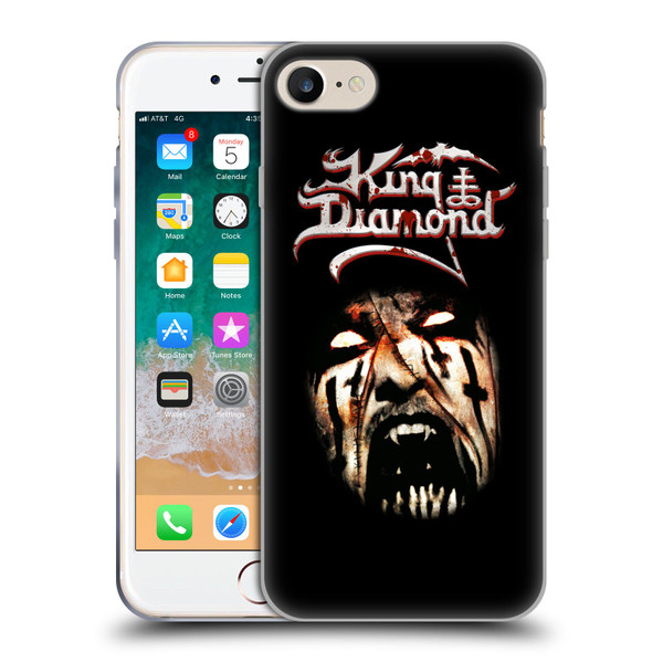 King Diamond Poster Puppet Master Face Soft Gel Case for Apple iPhone 7 / 8 / SE 2020 & 2022