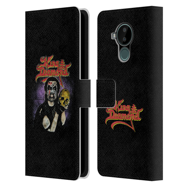 King Diamond Poster Conspiracy Tour 1989 Leather Book Wallet Case Cover For Nokia C30