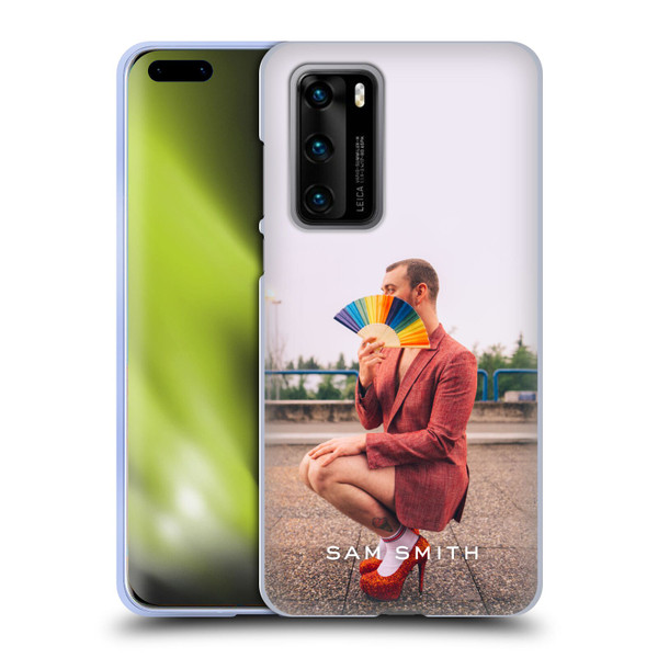 Sam Smith Art Rainbow Fan Soft Gel Case for Huawei P40 5G