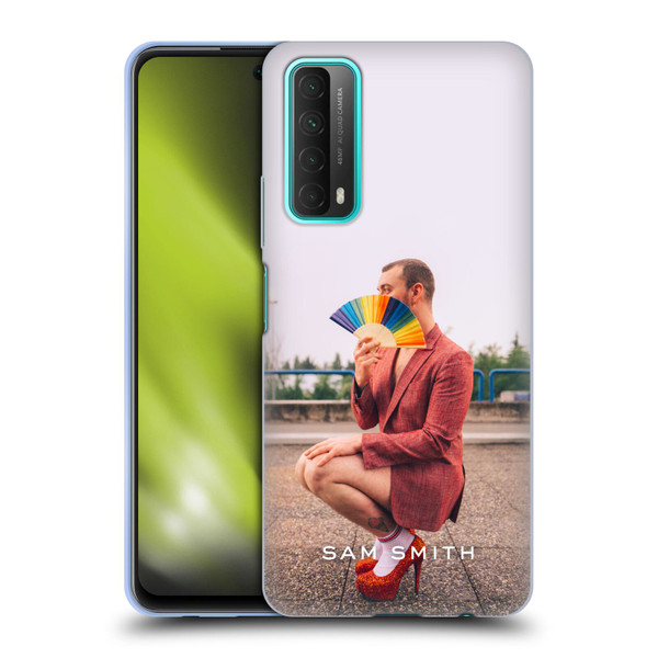 Sam Smith Art Rainbow Fan Soft Gel Case for Huawei P Smart (2021)