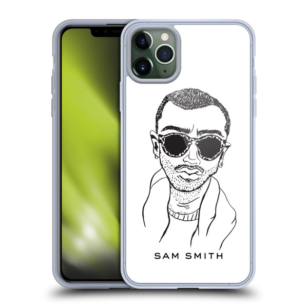 Sam Smith Art Illustration Soft Gel Case for Apple iPhone 11 Pro Max