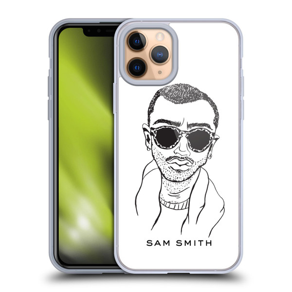Sam Smith Art Illustration Soft Gel Case for Apple iPhone 11 Pro