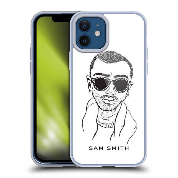 Sam Smith Art Illustration Soft Gel Case for Apple iPhone 12 / iPhone 12 Pro