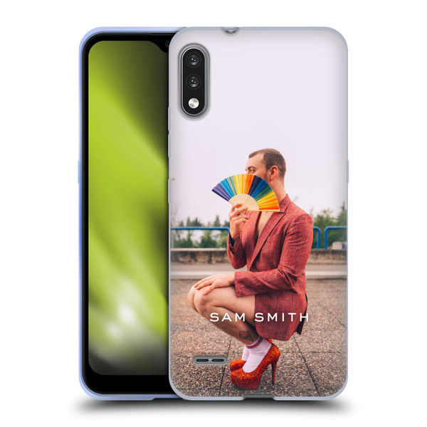 Sam Smith Art Rainbow Fan Soft Gel Case for LG K22