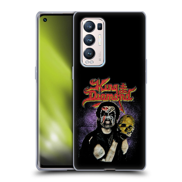 King Diamond Poster Conspiracy Tour 1989 Soft Gel Case for OPPO Find X3 Neo / Reno5 Pro+ 5G