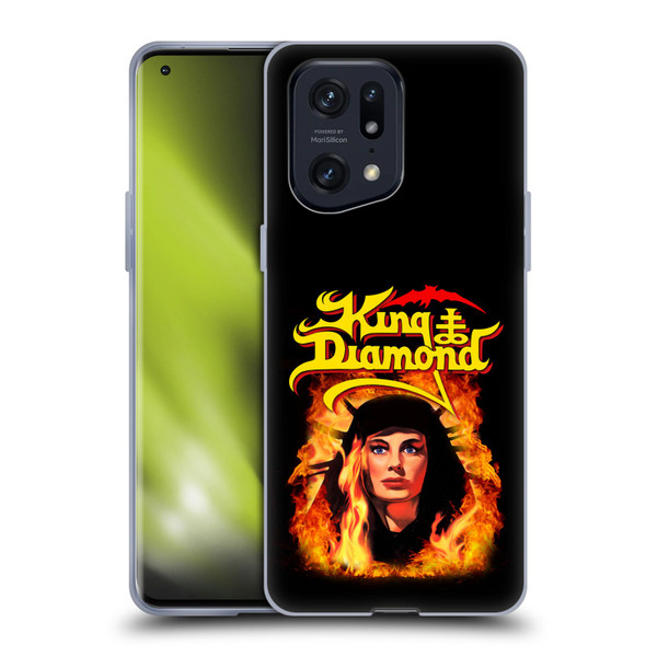 King Diamond Poster Fatal Portrait 2 Soft Gel Case for OPPO Find X5 Pro