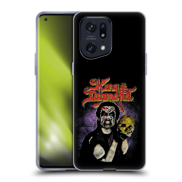 King Diamond Poster Conspiracy Tour 1989 Soft Gel Case for OPPO Find X5 Pro