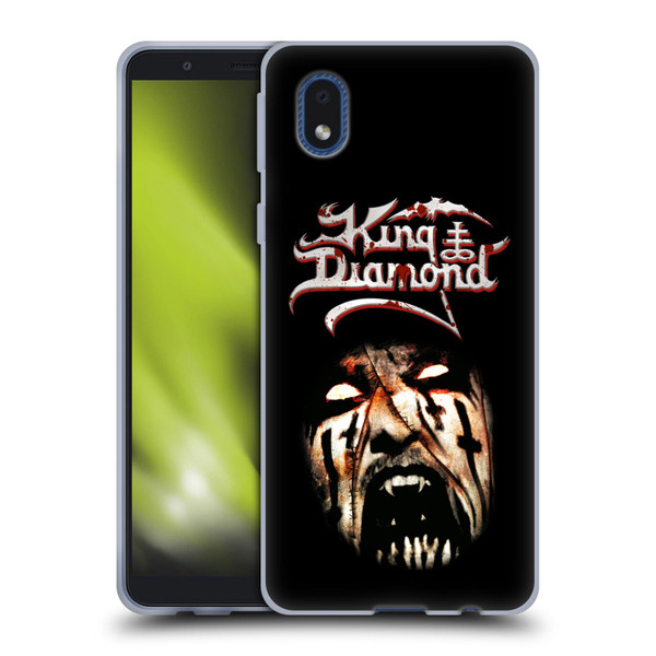 King Diamond Poster Puppet Master Face Soft Gel Case for Samsung Galaxy A01 Core (2020)