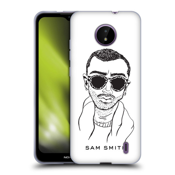 Sam Smith Art Illustration Soft Gel Case for Nokia C10 / C20